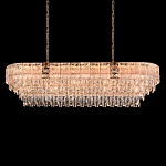 Люстра овальная с каскадом из прозрачного хрусталя Constant Sparks варинант исполнения - 1 | Loft Concept в Липецке