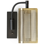 Бра с плафоном из перфорированного металла Elledge Wall Lamp варинант исполнения - 12 | Loft Concept в Липецке