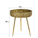 Столик дизайнерский Coth of gold варинант исполнения - 8 | Loft Concept в Липецке