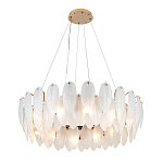 Люстра Mont Saint-Michel Золотая с Рельефным Стеклом варинант исполнения - 1 | Loft Concept в Липецке