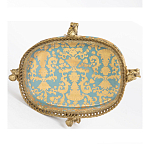 Чаша с орнаментом на ножках в виде бронзовых ангелов Eden Garden варинант исполнения - 4 | Loft Concept в Липецке