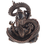 Декоративная статуэтка Дракон Фуцанлун Fuzanglong Dragon Brown Statuette варинант исполнения - 3 | Loft Concept в Липецке