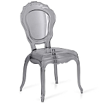 Прозрачный стул серый LOUIS GHOST CHAIR Grey варинант исполнения - 1 | Loft Concept в Липецке