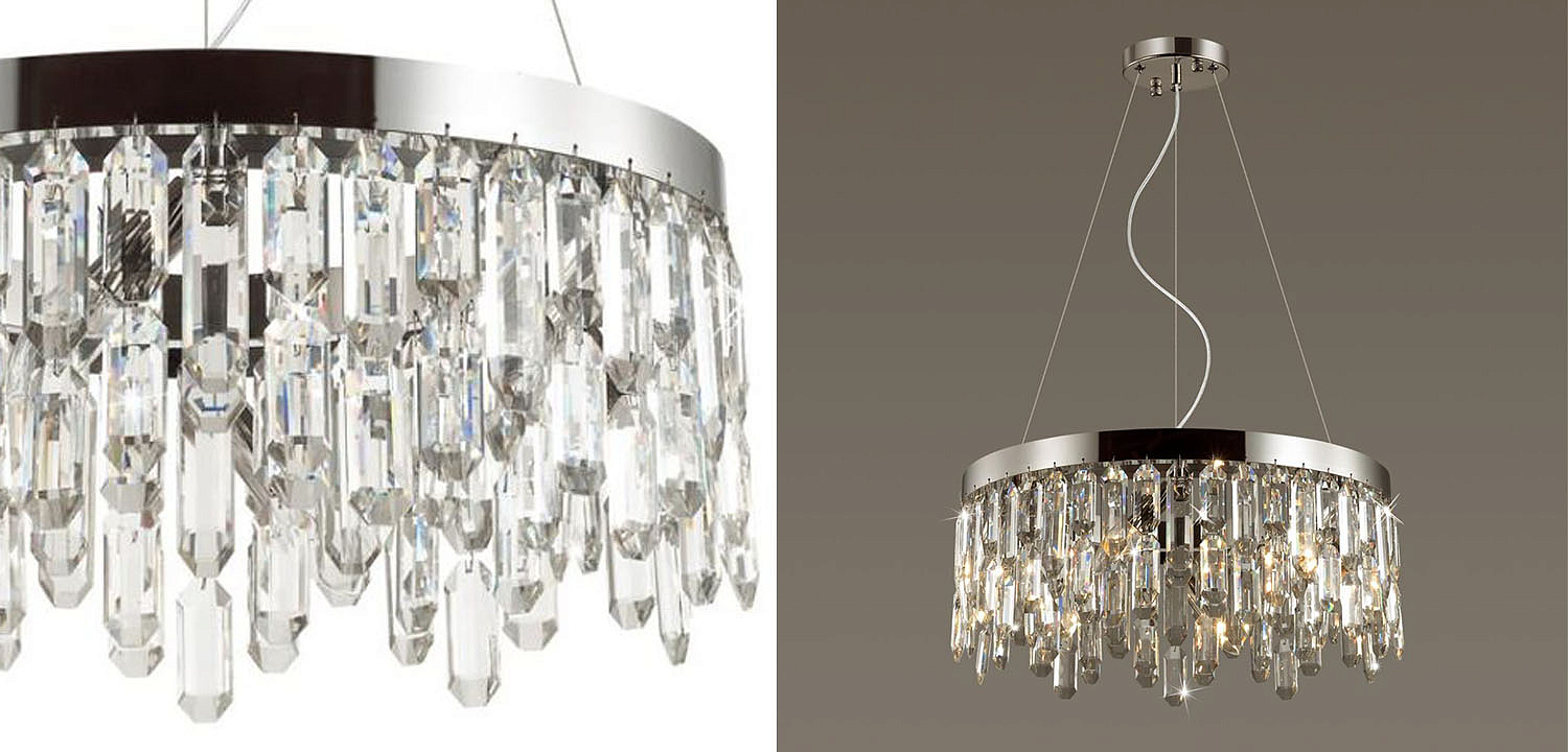 Люстра Crystal Polyhedrons Round Chrome Люстра Crystal Polyhedrons Round Chrome - Loft-Concept в Липецке