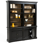 Витрина из массива сосны Sterling Showcase Black варинант исполнения - 3 | Loft Concept в Липецке