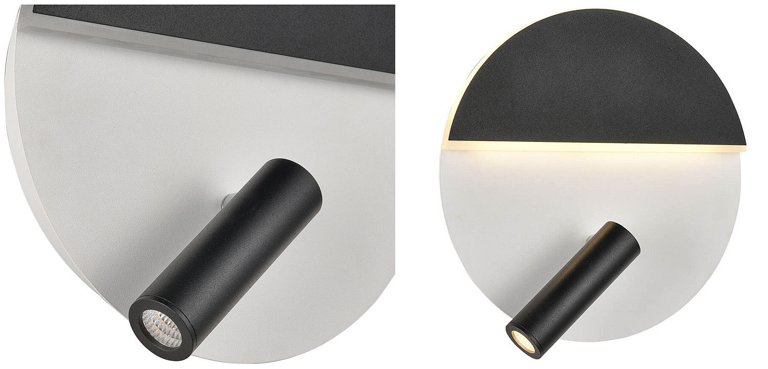 Бра Shon White Black Wall Lamp Бра Shon White Black Wall Lamp - Loft-Concept в Липецке