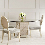 Стол обеденный круглый на зеркальном основании Spectacular Table варинант исполнения - 1 | Loft Concept в Липецке