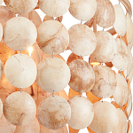 Люстра с каскадом из круглых декоративных элементов Texture Discs варинант исполнения - 1 | Loft Concept в Липецке