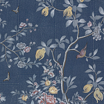 Обои ручная роспись Houghton Dark Blue варинант исполнения - 1 | Loft Concept в Липецке