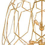 Люстра овальная с переплетенными ромбами Large Scale Artwork варинант исполнения - 1 | Loft Concept в Липецке