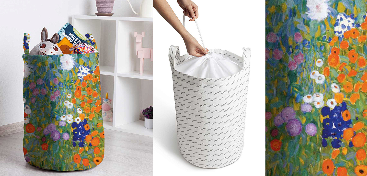 Корзина Flowers Impressionism Basket Корзина Flowers Impressionism Basket - Loft-Concept в Липецке