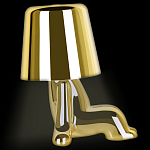 Настольная лампа фигурная цвета золото с гладким абажуром Высота 16 см Sophia варинант исполнения - 5 | Loft Concept в Липецке