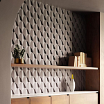 Гипсовая 3D Панель DRAGON SCALE - C варинант исполнения - 1 | Loft Concept в Липецке