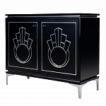 Черный комод в стиле арт-деко Luciano варинант исполнения - 2 | Loft Concept в Липецке