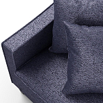 Мебельная ткань Шенилл синий цвет 138 см T4-33 варинант исполнения - 2 | Loft Concept в Липецке