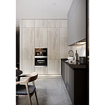 Серый кухонный гарнитур с фасадом под светлый дуб Ferrand Kitchen Set варинант исполнения - 2 | Loft Concept в Липецке