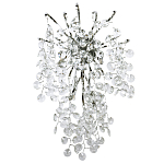 Бра с хрустальными подвесками на металлических ветках Fairytree Light Silver Wall Lamp варинант исполнения - 1 | Loft Concept в Липецке