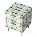 Тумба  с рисунком Short Pina Colada Orange варинант исполнения - 2 | Loft Concept в Липецке