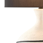 Настольная лампа фактурная с черными круговыми линиями на корпусе Recess варинант исполнения - 1 | Loft Concept в Липецке