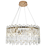 Круглая люстра с хрустальными подвесками Roul Crystal Round Chandelier варинант исполнения - 4 | Loft Concept в Липецке