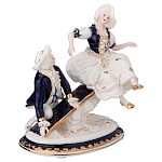 Статуэтка фарфоровая Влюбленная пара Charming Statuette варинант исполнения - 1 | Loft Concept в Липецке