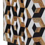 Настольная лампа с фигурным узором и трапециевидным абажуром Сonundrum варинант исполнения - 1 | Loft Concept в Липецке