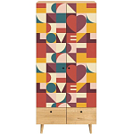 Шкаф с принтом The rebus of love варинант исполнения - 2 | Loft Concept в Липецке