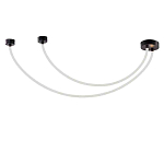 Подвесной светильник с двойными световыми дугами  Luke Lampco Tracer Lamp варинант исполнения - 1 | Loft Concept в Липецке