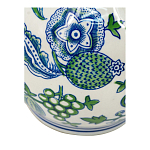 Ваза фигурная с сине-зелеными узорами распустившихся цветов Blossoming Spring варинант исполнения - 3 | Loft Concept в Липецке