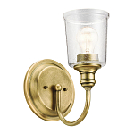 Бра с прозрачным стеклянным абажуром в форме цилиндра Kichler варинант исполнения - 12 | Loft Concept в Липецке