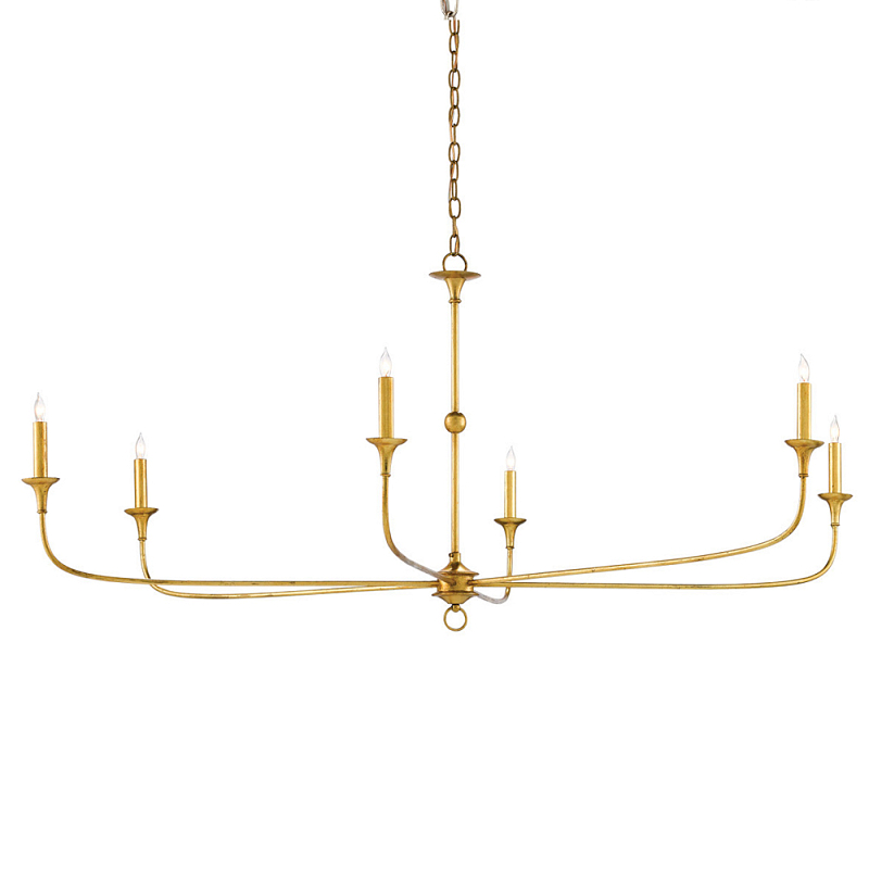 Люстра золотая Smoothness of Golden Lines Золотой Люстра золотая Smoothness of Golden Lines Золотой в Липецке | Loft Concept