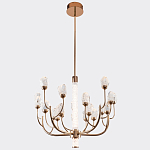 Люстра с декором в виде кристаллов из хрусталя Kenneth Crystal Stone Chandelier 20 варинант исполнения - 4 | Loft Concept в Липецке