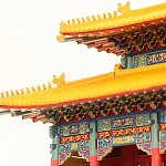 Храм Конфуция Тайвань миниатюра для интерьера в китайском стиле варинант исполнения - 1 | Loft Concept в Липецке