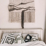 Панно Современный Гобелен ручная работа Туманное Утро варинант исполнения - 4 | Loft Concept в Липецке