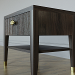 Прикроватная тумбочка с ящиком Elsa Dreams Walnut варинант исполнения - 3 | Loft Concept в Липецке