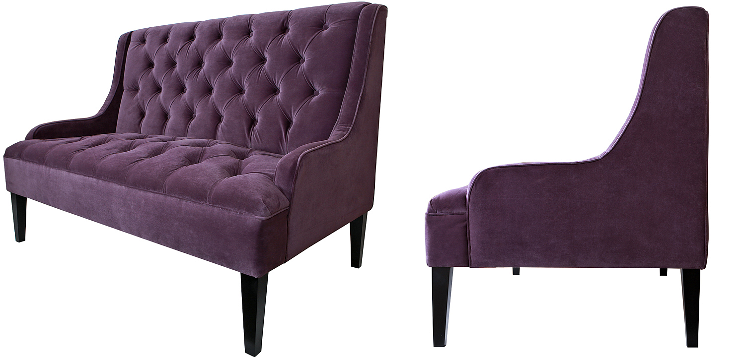 Диван Folket Sofa velour violet Диван Folket Sofa velour violet - Loft-Concept в Липецке