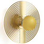 Бра в виде металлического диска Amadis Gold Wall Lamp варинант исполнения - 1 | Loft Concept в Липецке