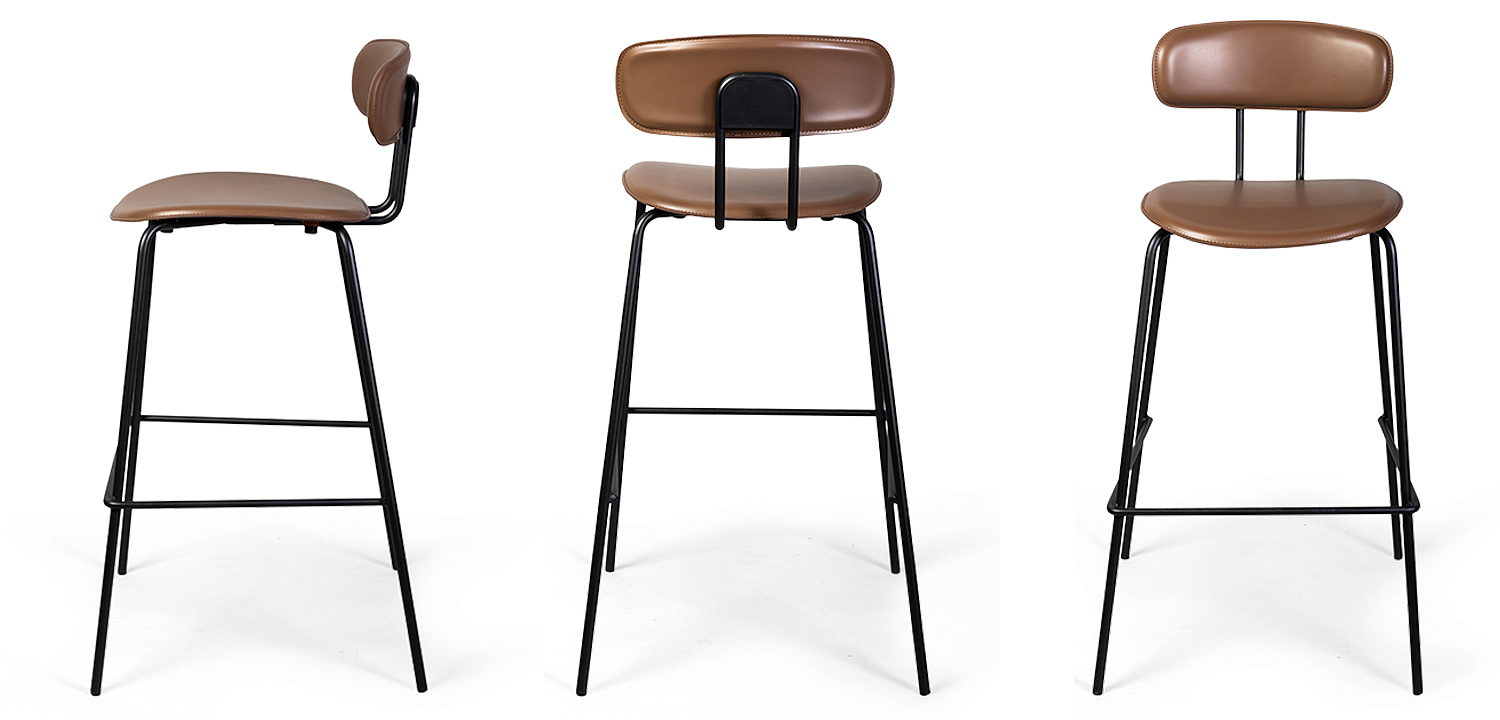 Барный стул Renis Brown Barstool Барный стул Renis Brown Barstool - Loft-Concept в Липецке