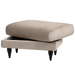 Мягкий пуф на деревянных ножках Garner Pouf варинант исполнения - 4 | Loft Concept в Липецке