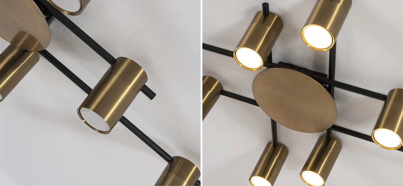 Потолочный светильник Tribes Chandelier Gold Потолочный светильник Tribes Chandelier Gold - Loft-Concept в Липецке