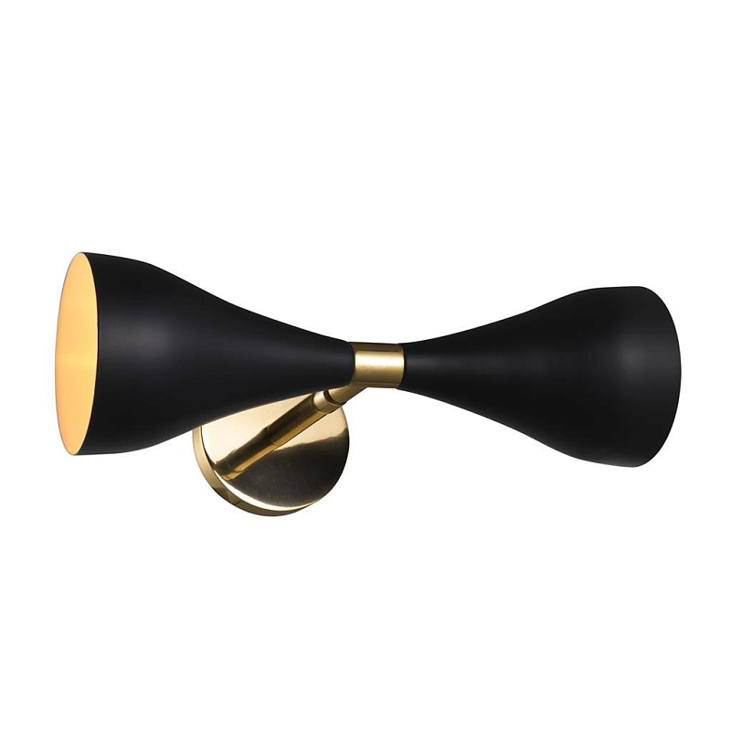 Бра Wall Lamp Cordero Black Черный Латунь Бра Wall Lamp Cordero Black Черный Латунь в Липецке | Loft Concept