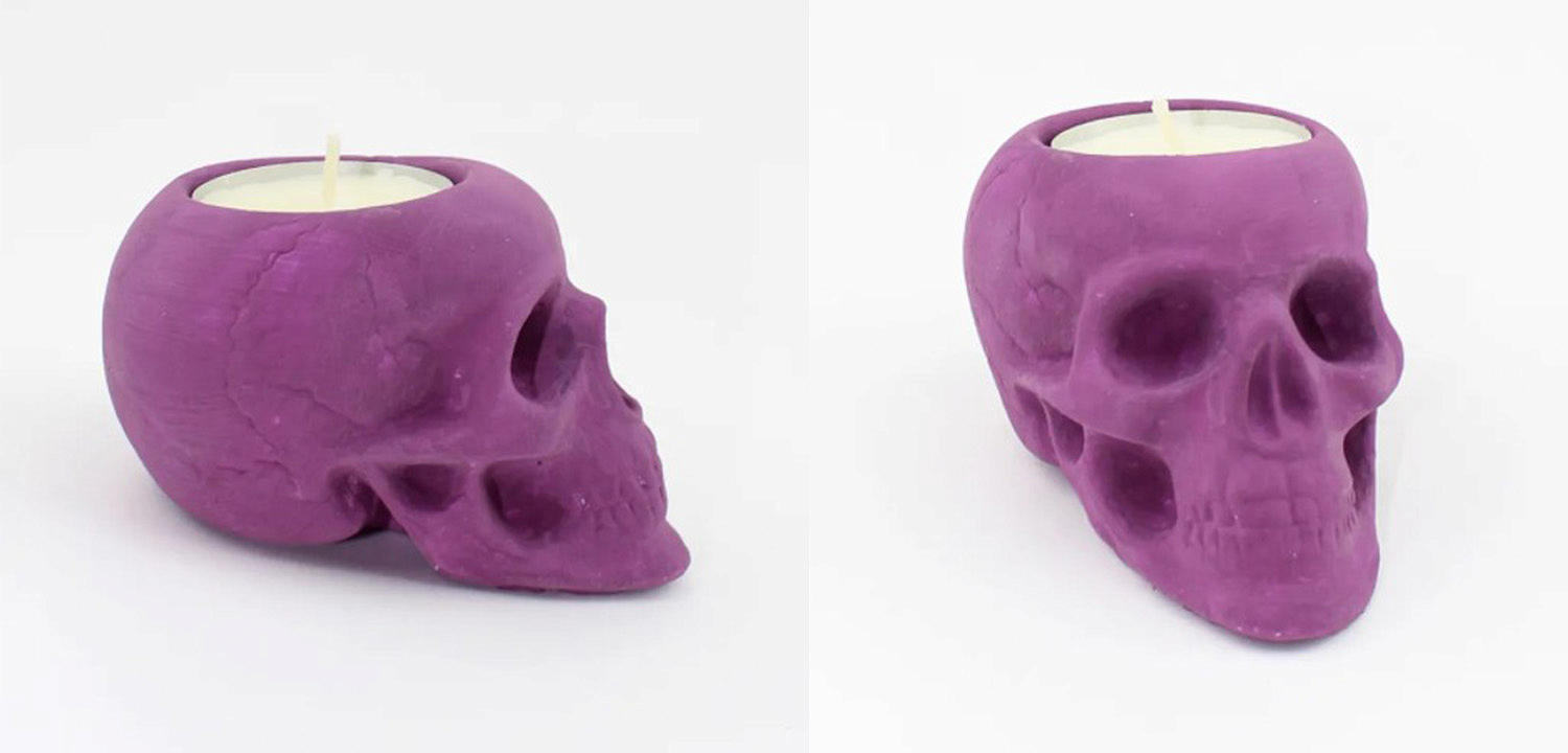 Подсвечник Purple Skull Подсвечник Purple Skull - Loft-Concept в Липецке