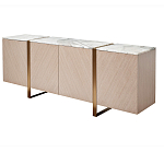 Комод с мраморной столешницей Uniqueness Marble варинант исполнения - 1 | Loft Concept в Липецке