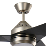 Люстра с вентилятором с черными лопастями Kichler варинант исполнения - 2 | Loft Concept в Липецке