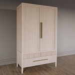 Шкаф платяной Primo с выдвижными ящиками шпон Черный дуб варинант исполнения - 3 | Loft Concept в Липецке