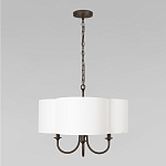 Люстра с белым текстильным абажуром Vitorino  варинант исполнения - 2 | Loft Concept в Липецке