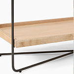 Консоль деревянной столешницей и полкой Wooden Table Top and Shelf варинант исполнения - 3 | Loft Concept в Липецке