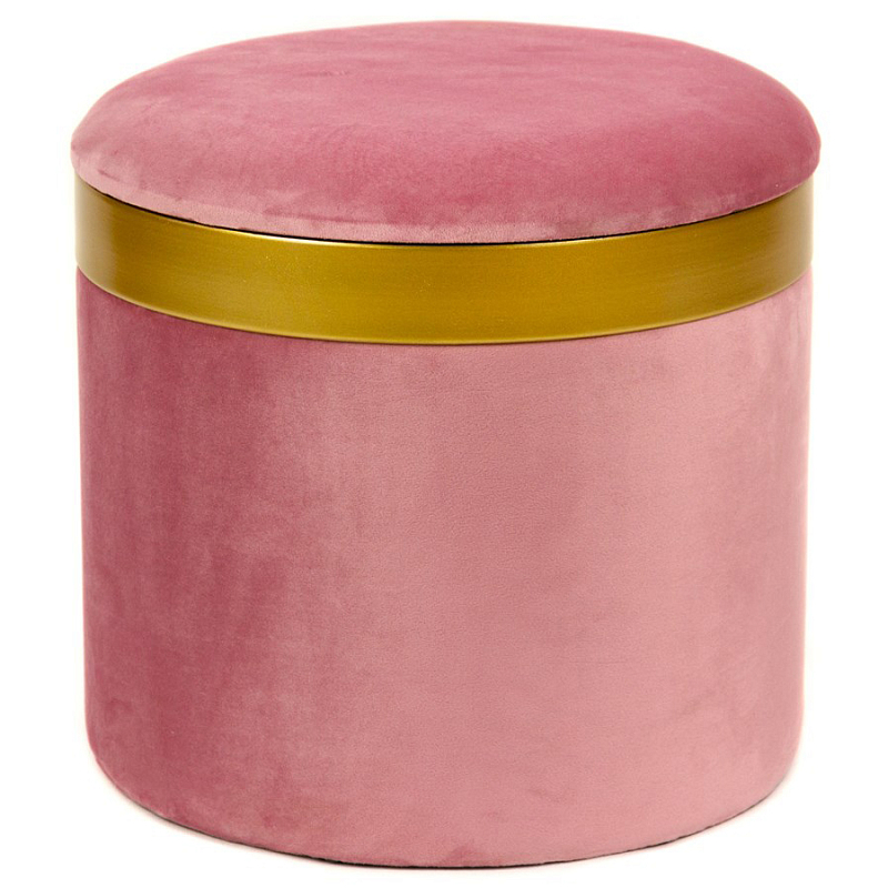 Пуф Feminine Pink Розовый (Rose) Золотой Пуф Feminine Pink Розовый (Rose) Золотой в Липецке | Loft Concept