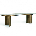 Дизайнерский рабочий стол из металла BLEVIO Table варинант исполнения - 10 | Loft Concept в Липецке