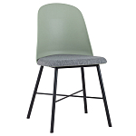 Стул из прочного пластика на металлическом основании Anora Green  варинант исполнения - 1 | Loft Concept в Липецке